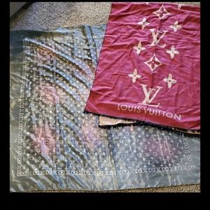 2 LV design scarves/ shawl